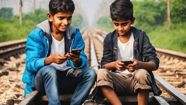 "भिलाई में दो किशोर रेलवे ट्रैक पर बैठकर मोबाइल गेम खेलते हुए ट्रेन की चपेट में आ गए और उनकी दर्दनाक मौत हो गई। दोनों किशोर एक ही स्कूल में पढ़ते थे।"