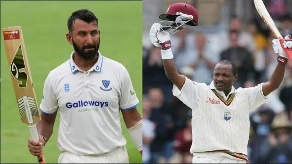 भारतीय बल्लेबाज चेतेश्वर पुजारा ने रणजी ट्रॉफी में छत्तीसगढ़ के खिलाफ शतक जड़कर ब्रायन लारा को पीछे छोड़ते हुए फर्स्ट क्लास क्रिकेट में तीसरा स्थान प्राप्त किया।