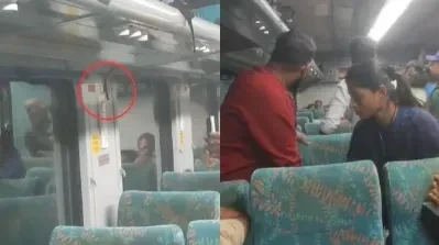 Snake in Janshatabdi Express