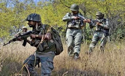 सुकमा के भेज्जी इलाके में सुरक्षा बलों और नक्सलियों के बीच मुठभेड़ की तस्वीर।