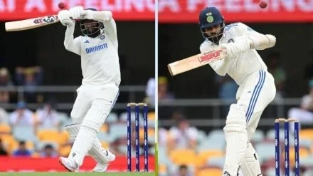 India's cricket team battles against Australia in the 3rd Test match on Day 4 at Brisbane's GABBA, with rain interruptions and India's efforts to avoid follow-on.