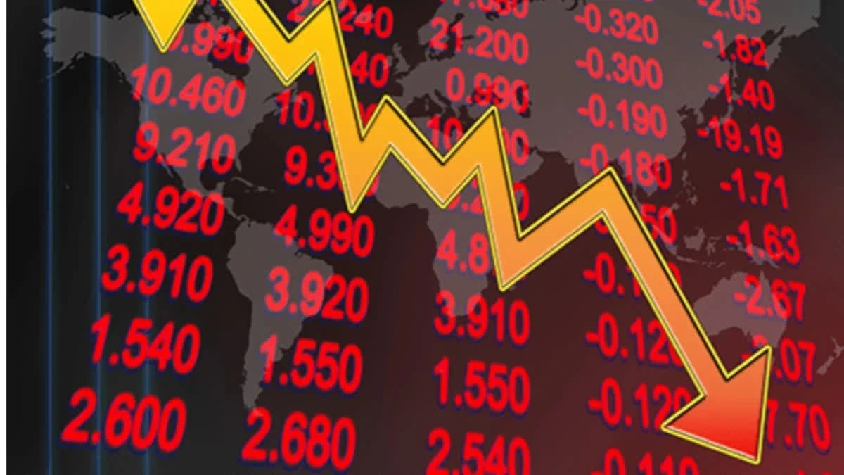 अमेरिकी फेडरल रिजर्व की ब्याज दरों को लेकर किए गए अनुमान और लगातार बिकवाली के कारण गुरुवार को घरेलू शेयर बाजार में बड़ी गिरावट आई, जिसमें सेंसेक्स और निफ्टी में भारी गिरावट देखी गई।