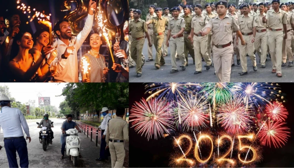रायपुर में नए साल के जश्न के लिए पुलिस सुरक्षा: 600 जवान तैनात और 24 स्थानों पर बैरिकेडिंग।