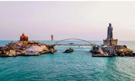 Glass Bridge: तमिलनाडु के कन्याकुमारी में देश का पहला ग्लास ब्रिज खुल चुका है, जो समुद्र के ऊपर बना है। यह पुल विवेकानंद मेमोरियल