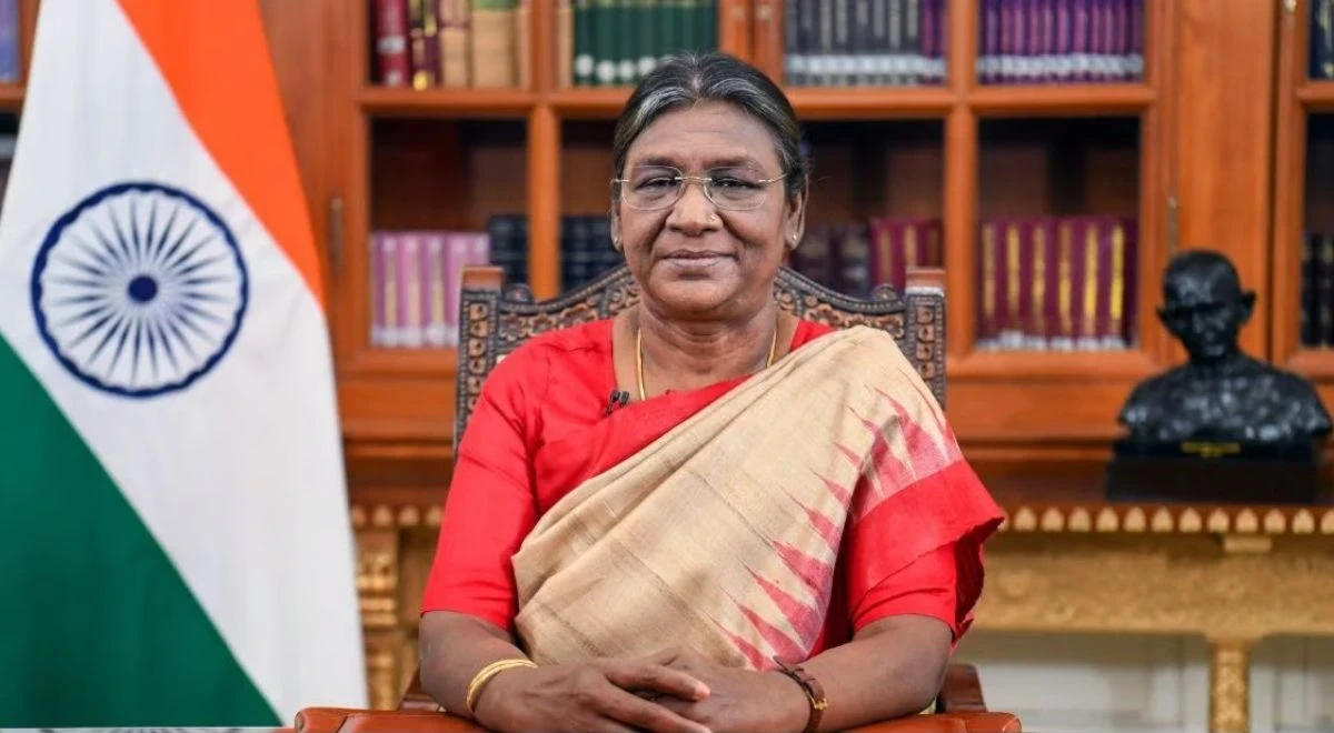 राष्ट्रपति द्रौपदी मुर्मू का संसद में संबोधन, 31 जनवरी 2025 को शुरू होने वाले बजट सत्र का हिस्सा। बजट 2025-26 की प्रस्तुति की तैयारी।