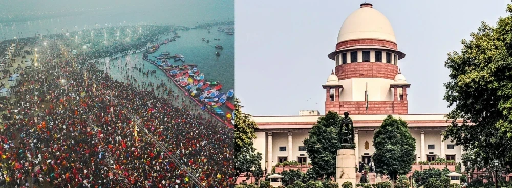 महाकुंभ में भगदड़ से 30 लोगों की मौत, सुप्रीम कोर्ट में सुरक्षा उपायों की मांग को लेकर जनहित याचिका दायर।