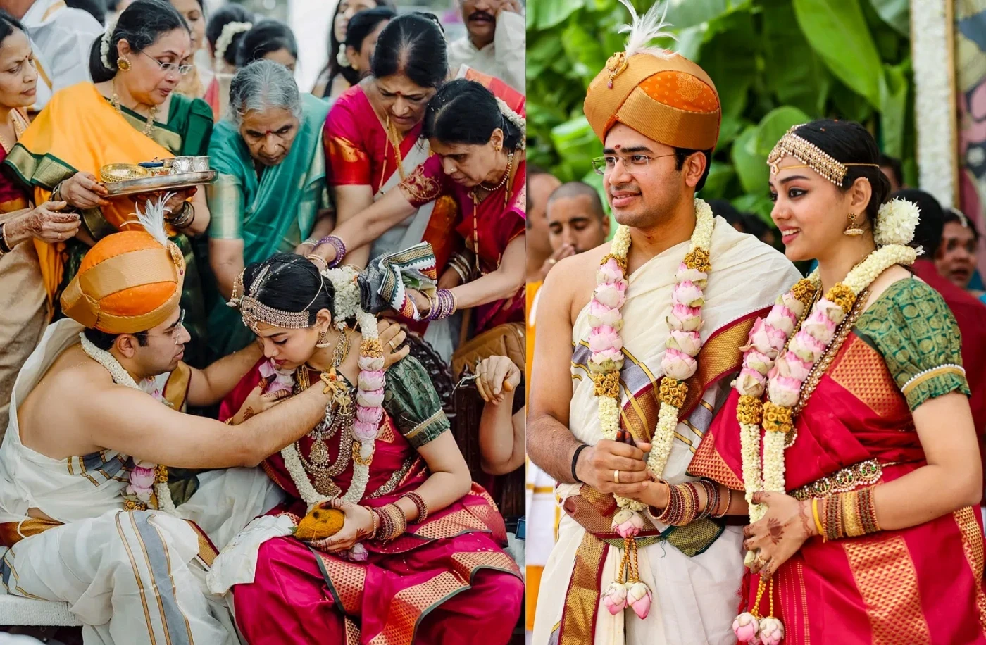 तेजस्वी सूर्या और शिवश्री स्कंदप्रसाद ने रचाई शादी