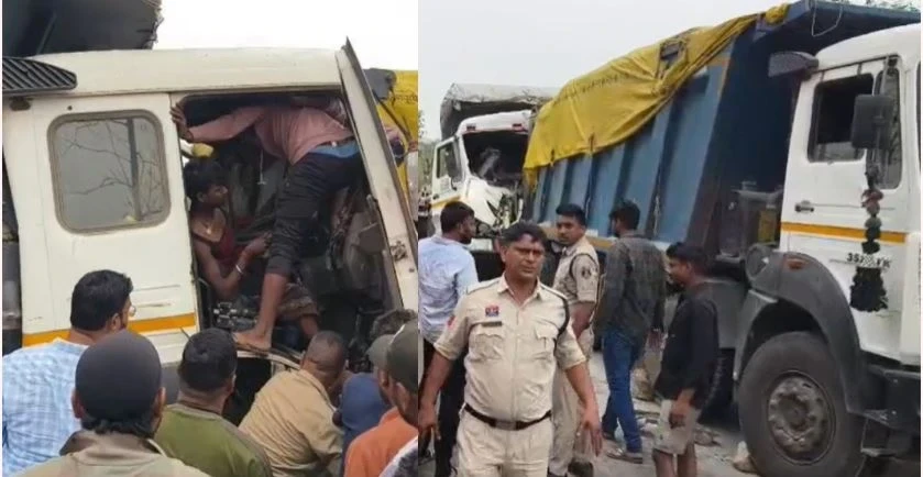 CG Accident कोरबा। रायपुर-अंबिकापुर हाइवे पर शुक्रवार सुबह दो हाइवा वाहनों के बीच भिडंत हो गई। छुरी राखड़ लेकर बिलासपुर जा रही हाइवा सड़क किनारे खड़ी दूसरी हाइवा से टकरा गई। हादसे में घायल चालक अनीश पटेल केबिन के अंदर फंस गया