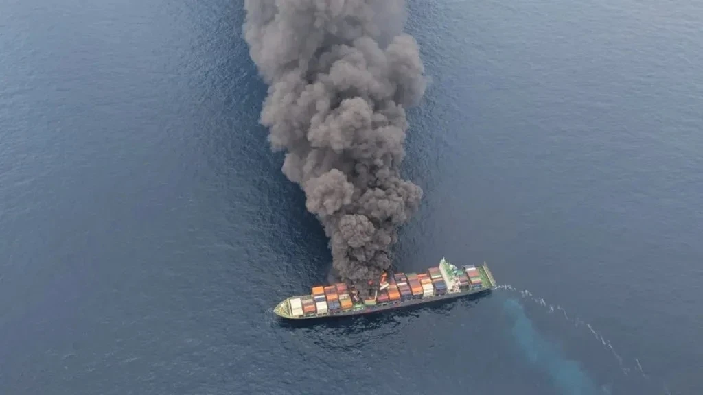 Kerala Cargo Ship Fire