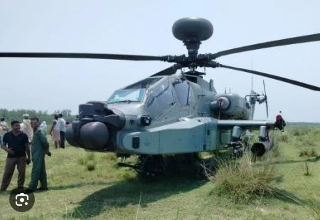 Indian Air Force Apache helicopter taking off from Pathankot airbase makes emergency landing in Punjab