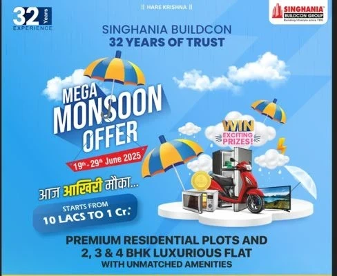 Mega Monsoon Offers from Singhania Buildcon