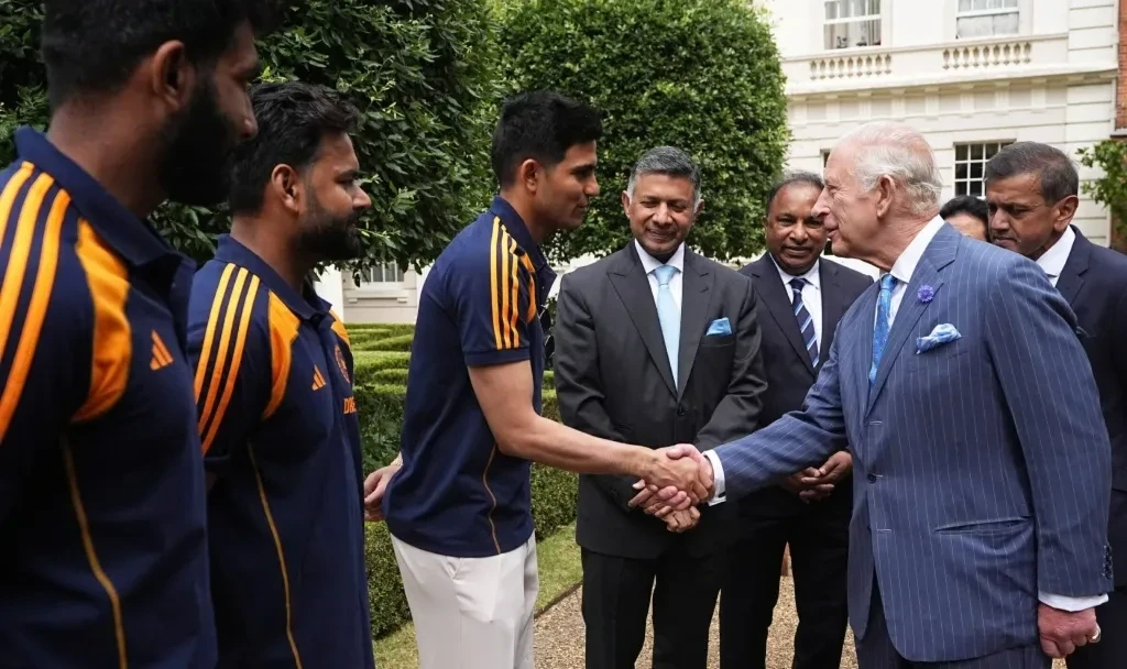 King Charles Meets Team India