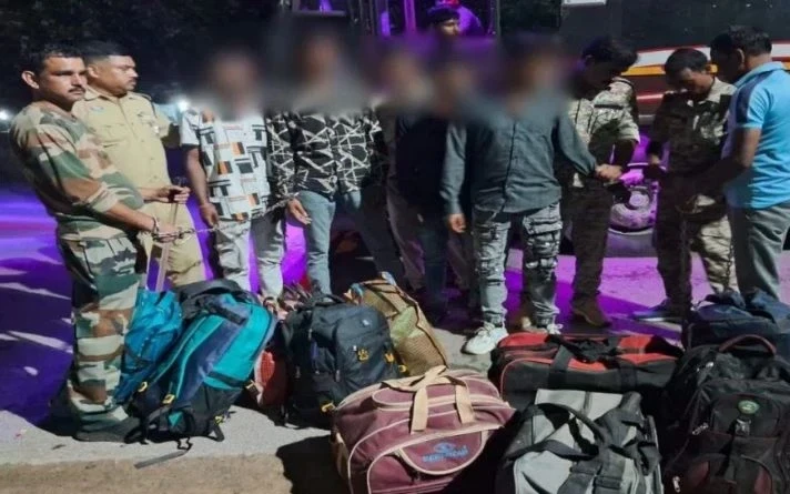 Passenger bus used for smuggling ganja worth ₹9 lakh in Chhattisgarh; 4 arrested