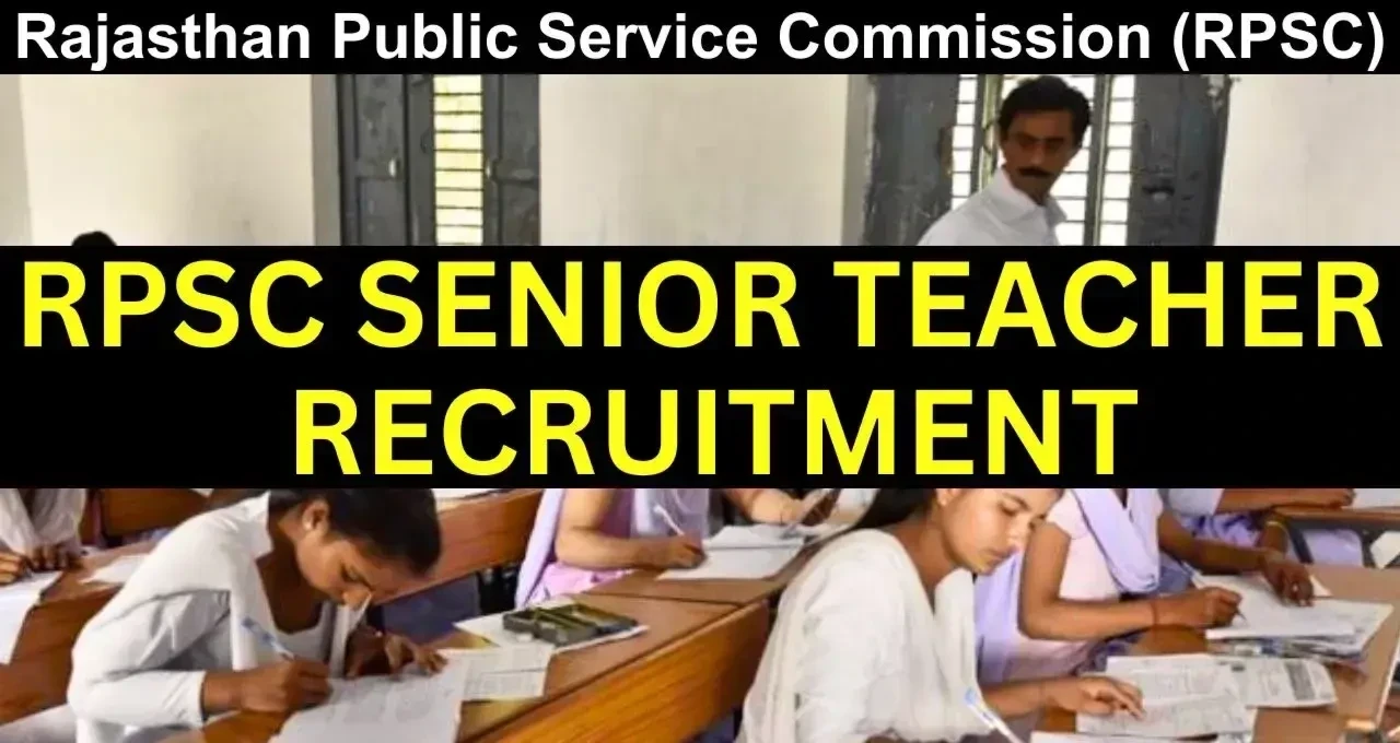 Senior Teacher Recruitment in Rajasthan