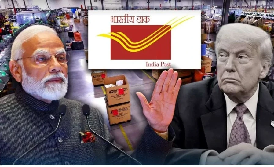 Postal Services,Halt Shipment, Us Tariff War,India US Postal Ban,India stops US Mail .