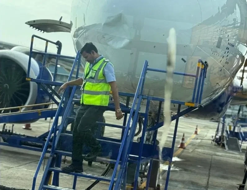 Indigo Plane Emergency Landing