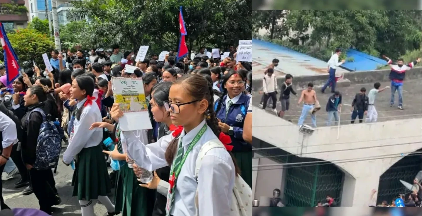 Protests By Gen Z In Nepal