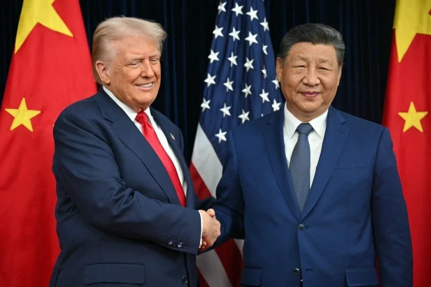 Donald Trump and Xi Jinping