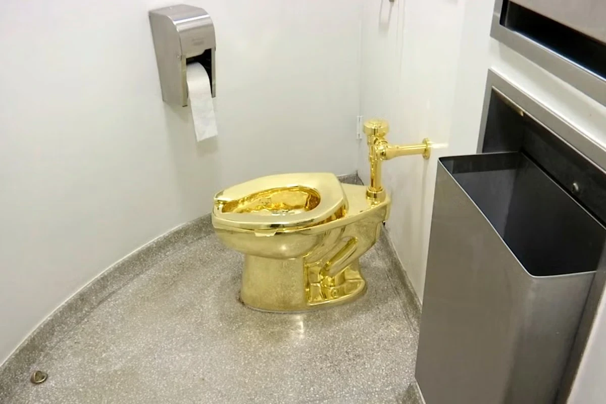 Gold Toilet Seat Auction
