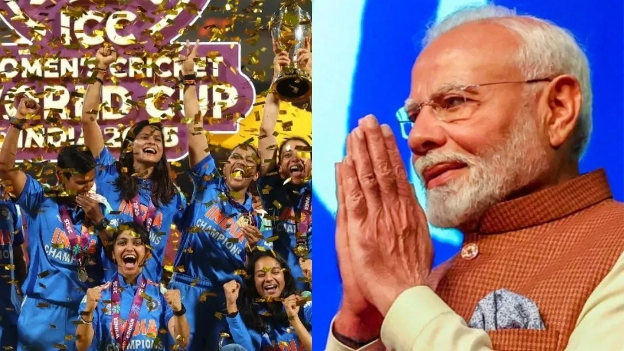 PM Modi Meet Indian Women Cricket Team