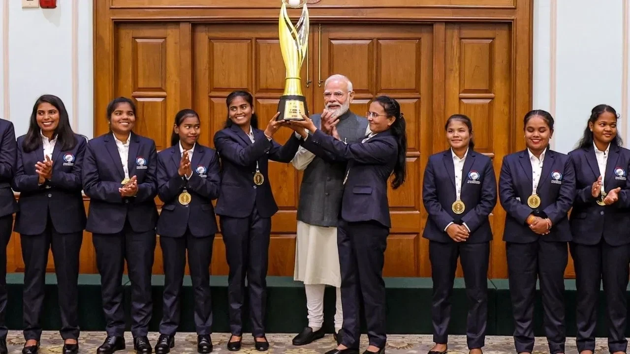 PM Modi meet Blind Women’s Cricket Team