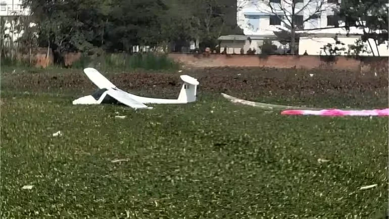 Aircraft Crashed in Prayagraj