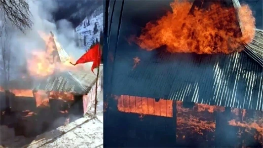 Himachal Temple Fire