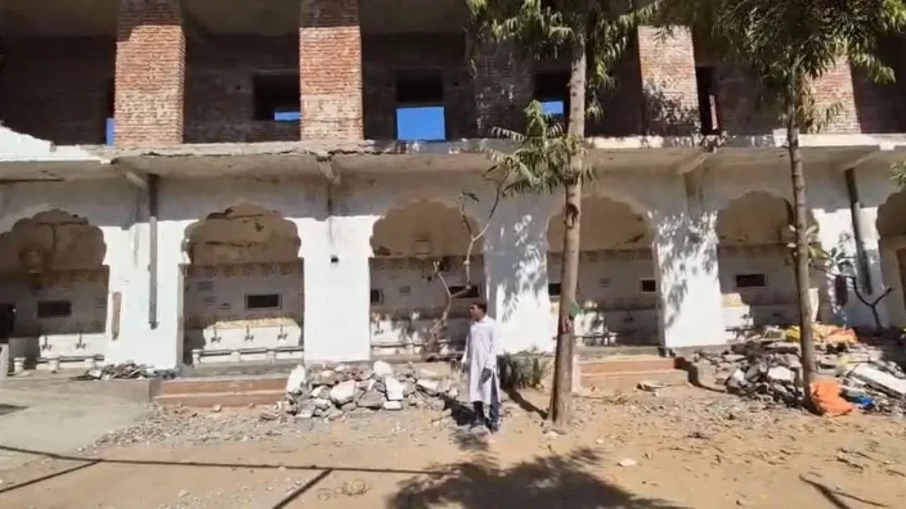 Mosque Wall Collapsed