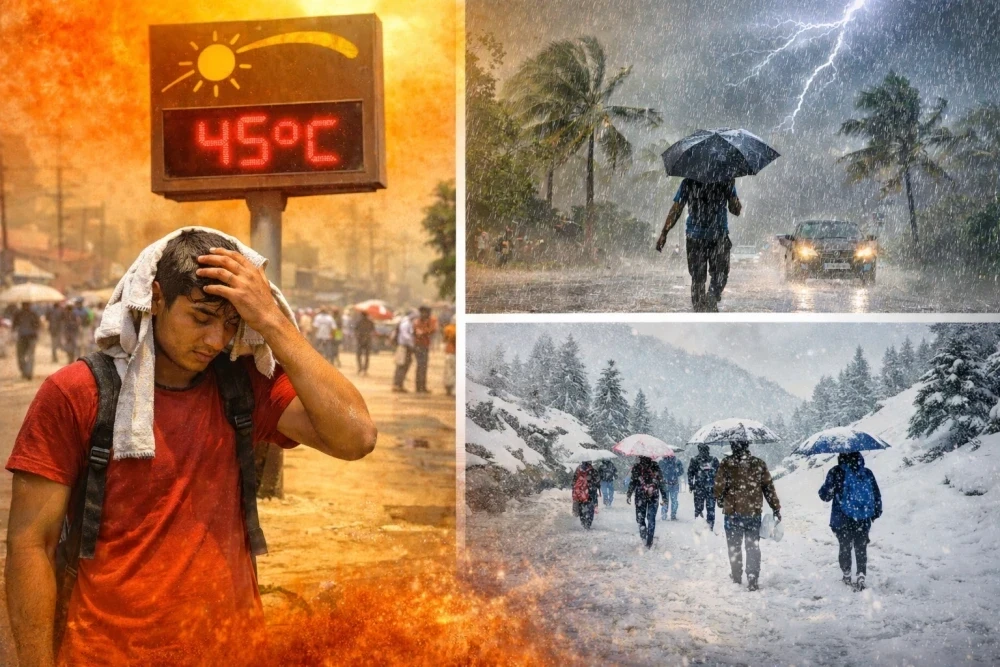 CG Heat Wave and Rain Alert