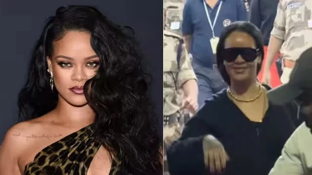 Singer Rihanna spotted in India