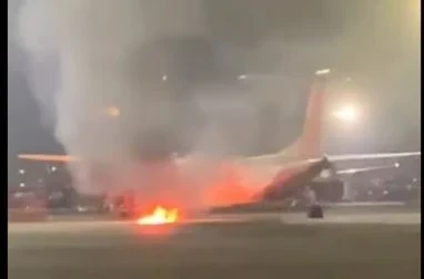 Delhi Airport, Swiss Air Flight Swr146, Engine Failure, Fire Passengers