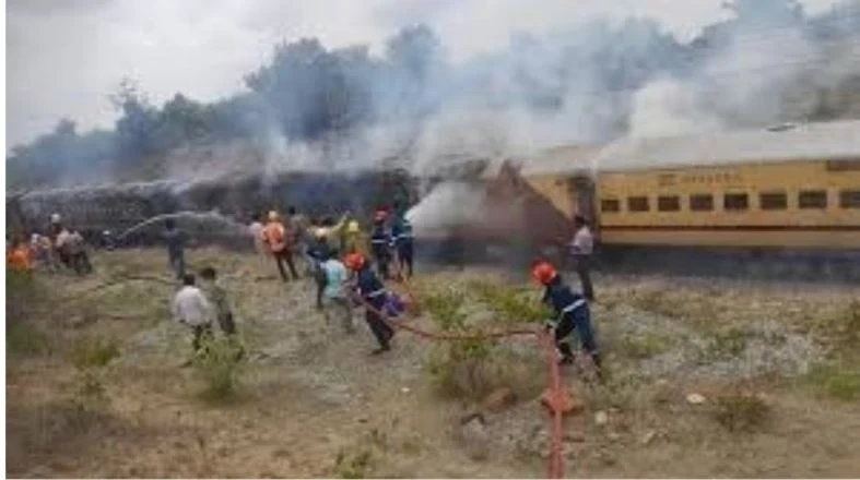 Charminar Express Fire, Aler Railway Station, Telangana, Indian Railways, Rail Accident