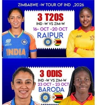 Women T20 match held in Raipur, Zimbabwe, Shaheed Veer Narayan Singh International Cricket Stadium,Zimbabwe-India ODI Series, Zimbabwe-India T20 Series