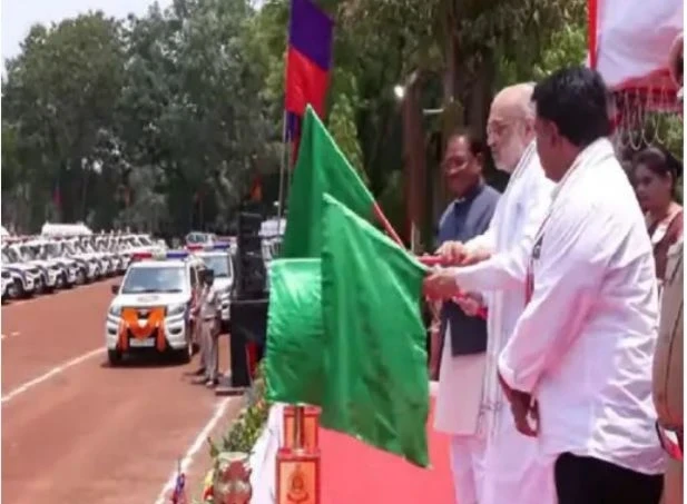 LocalChhattisgarh, Raipur, Amit Shah Chhattisgarh Visit, Jagdalpur Meet, Tribute Martyrs,माना पुलिस ट्रेनिंग सेंटर,डायल 112 सेवा