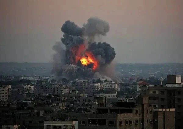 Israeli air strike in Gaza