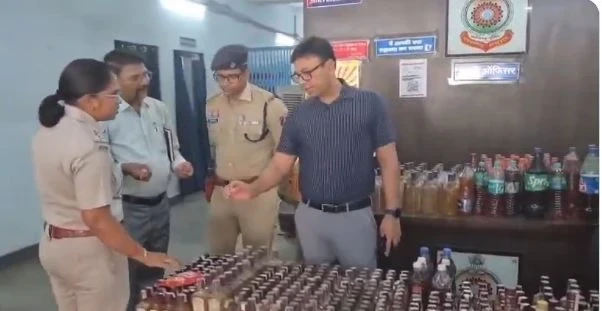 Raigarh fake liquor, Fake branded liquor Raigarh, Counterfeit liquor racket, Raigarh liquor scam, Fake alcohol seized Chhattisgarh fake liquor case, Illegal liquor business Raigarh