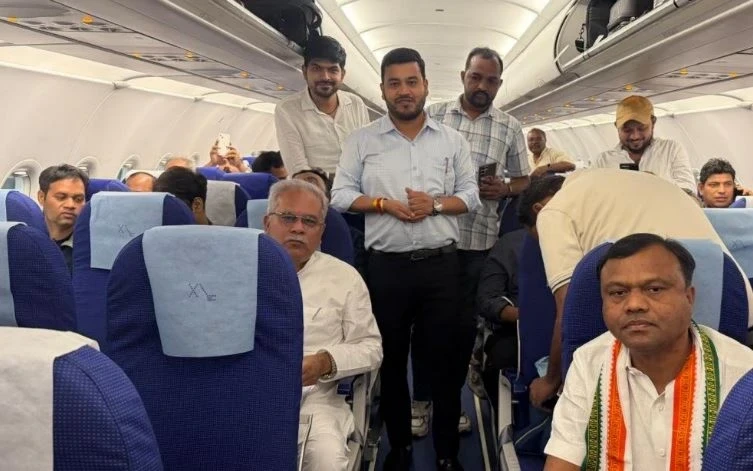 Raipur City News, Delhi-Raipur IndiGo flight, emergency landing in Nagpur, Mana Airport Raipur