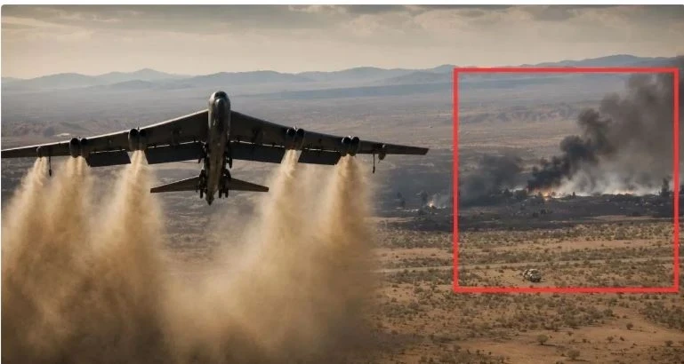 Us B52 Nuclear Bomber Crash,Edwards Air Force Base