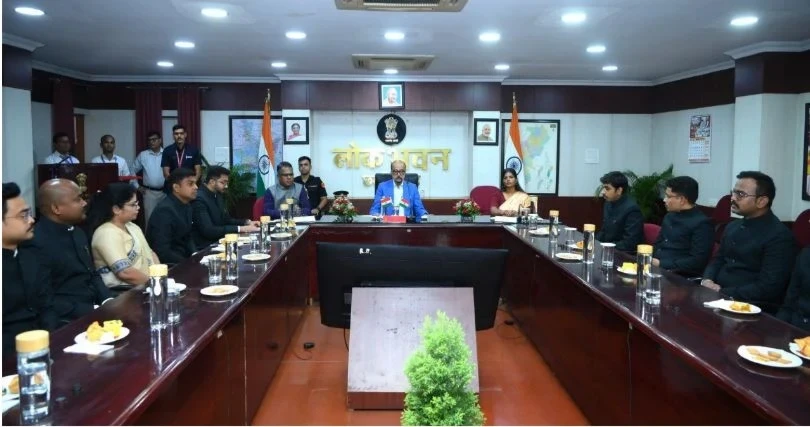 Environmental conservation, climate change, global challenge, trainee forest officer, Governor Ramen Deka, Lok Bhawan Raipur