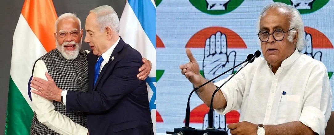 PM Modi - Netanyahu - Congress