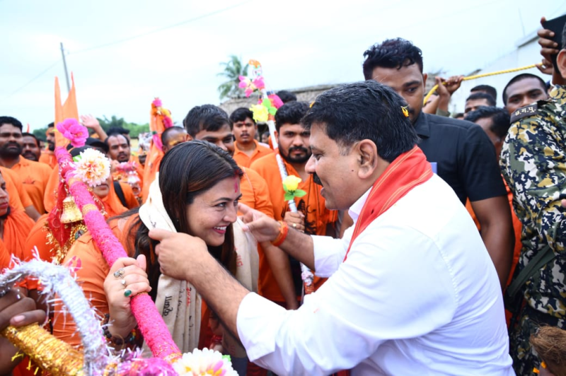 CG News : अमरकंटक से भोरमदेव तक 151 किमी की कांवड़ यात्रा, उपमुख्यमंत्री विजय शर्मा ने किया भव्य स्वागत 2 news description image 1753519300