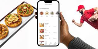 Image showing Zomato and Swiggy logos with a background of food delivery riders.