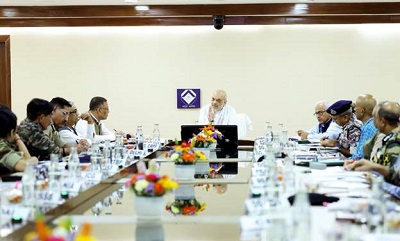 Union Home Minister Amit Shah leads a high-level review of the Multi Agency Centre (MAC) in Delhi, urging improved coordination among security agencies and the use of technology for effective counter-terrorism measures.