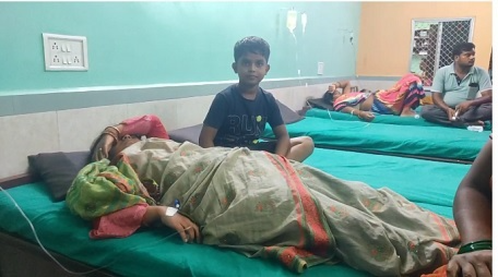 जांजगीर-चाम्पा में केएसके महानदी पॉवर प्लांट के अधिकारी द्वारा धक्का देने से सीमा निर्मलकर बेहोश, बिलासपुर रेफर।