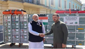 BHISHM Cube: प्रधानमंत्री नरेंद्र मोदी ने शुक्रवार, 23 अगस्त को अपनी यूक्रेन यात्रा के दौरान राष्ट्रपति वोलोदिमीर जेलेंस्की से मुलाकात की।