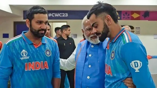 PM Narendra Modi Dial Rohit Sharma